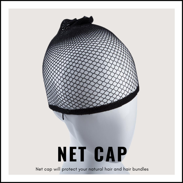 Mesh weaving cap (Net cap) will protect your natural hair and hair bundles